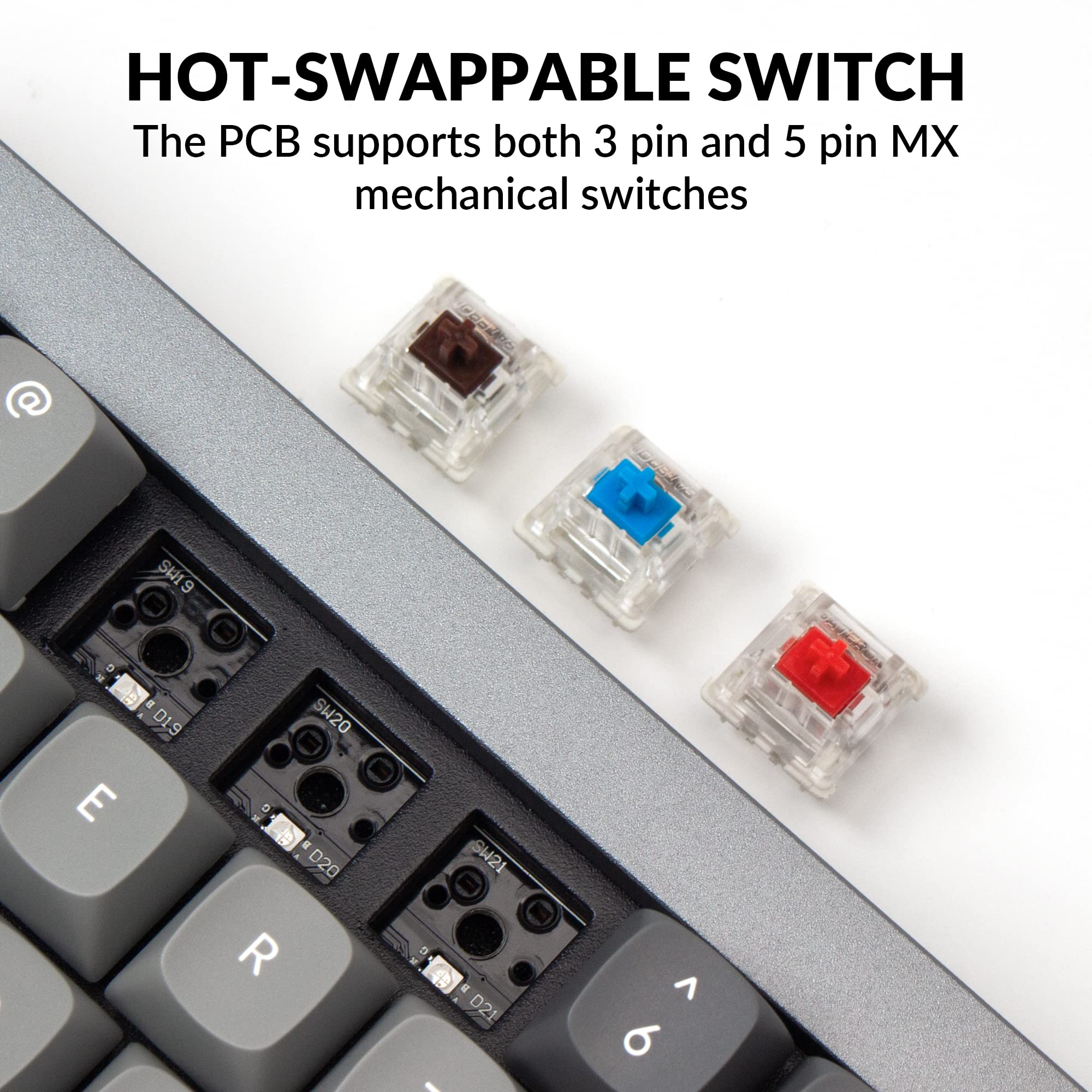 Amazon | Keychron Q7 有線カスタムメカニカルキーボード 70