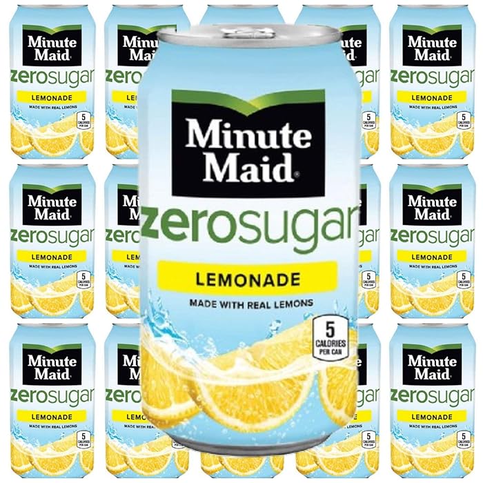 Buy Minute Maid Zero Sugar Lemonade soda 12 fl oz, 15 pack, total 180