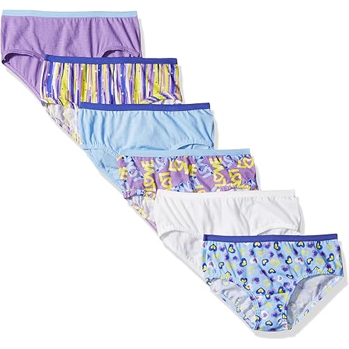 Fruit of the Loom Girls' Cotton Low Rise Brief Underwear
