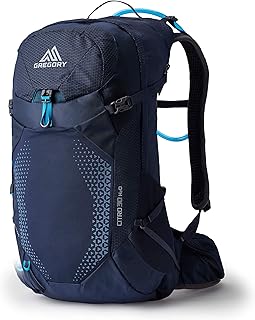 Gregory Citro 30L H2O Unisex Day Hiking/Backpacking Hydration Backpack with Included Reservoir, Breathable Backpanel and Shoulder Harness, One Size Fits All, Volt Blue
