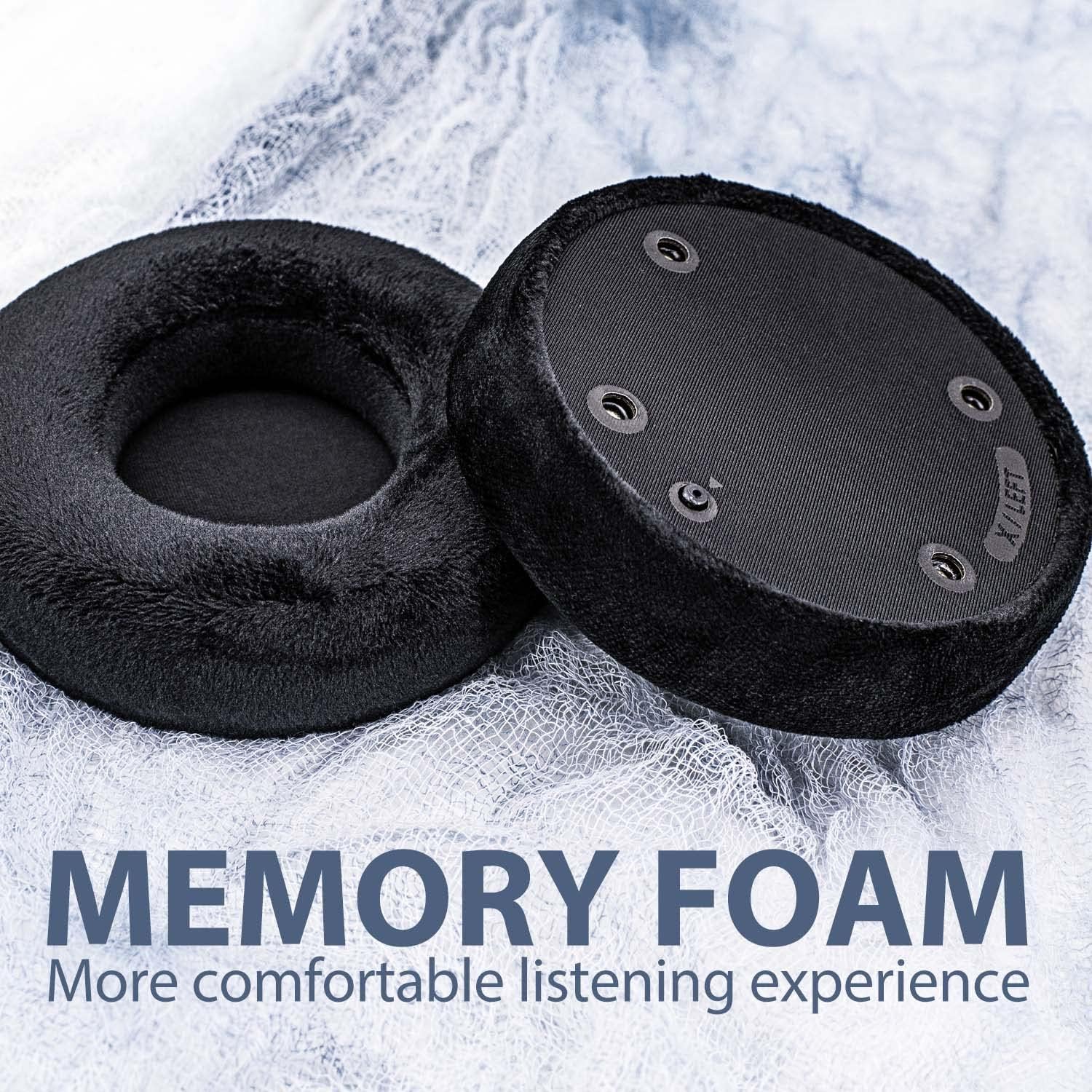 Fidelio Earpads Compatible with X1S, X2, X2HR Headphones - X2 HR Memory Foam Replacement Pads (Soft Velour)