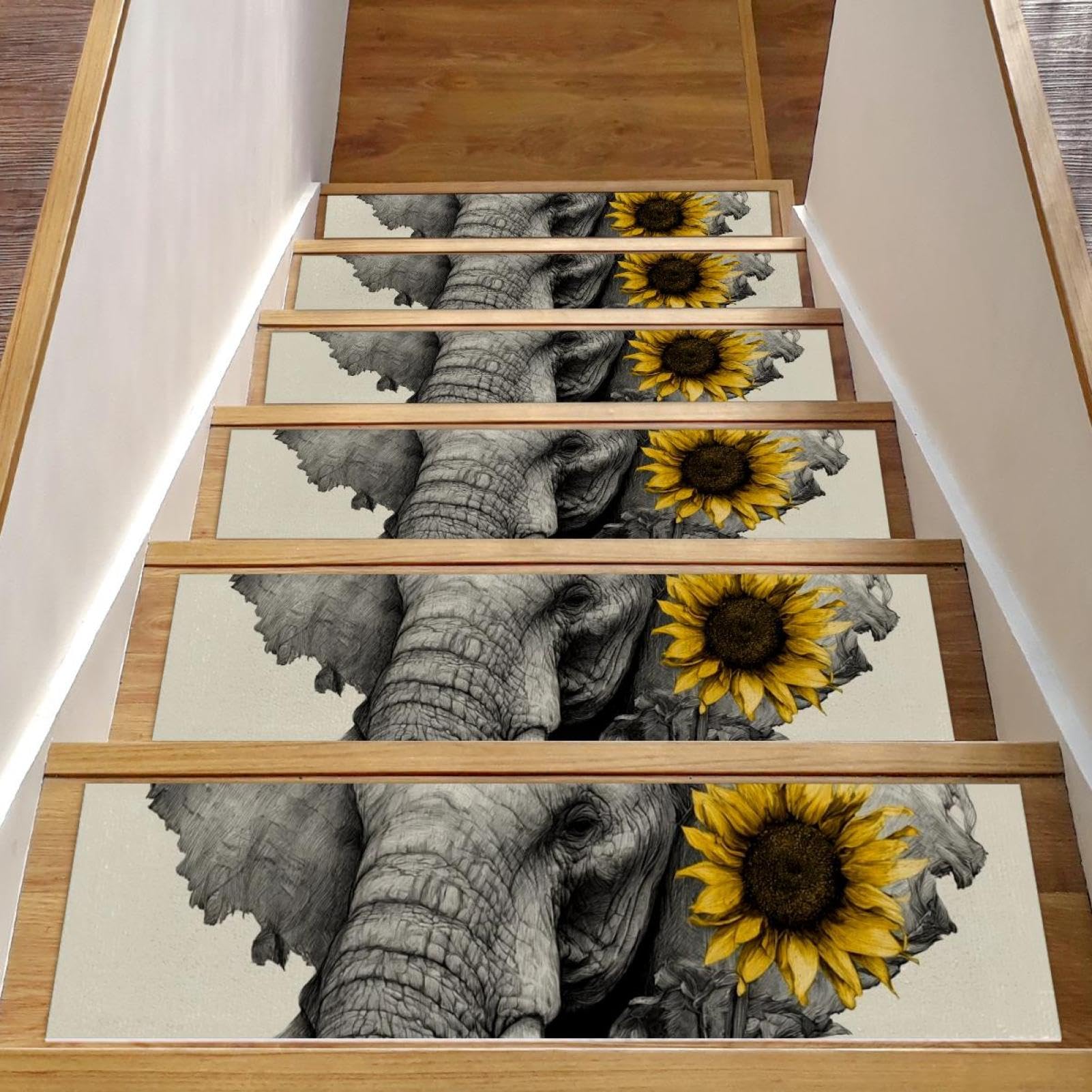 Tapis d'escalier antidérapant pour protéger les chiens et enfants