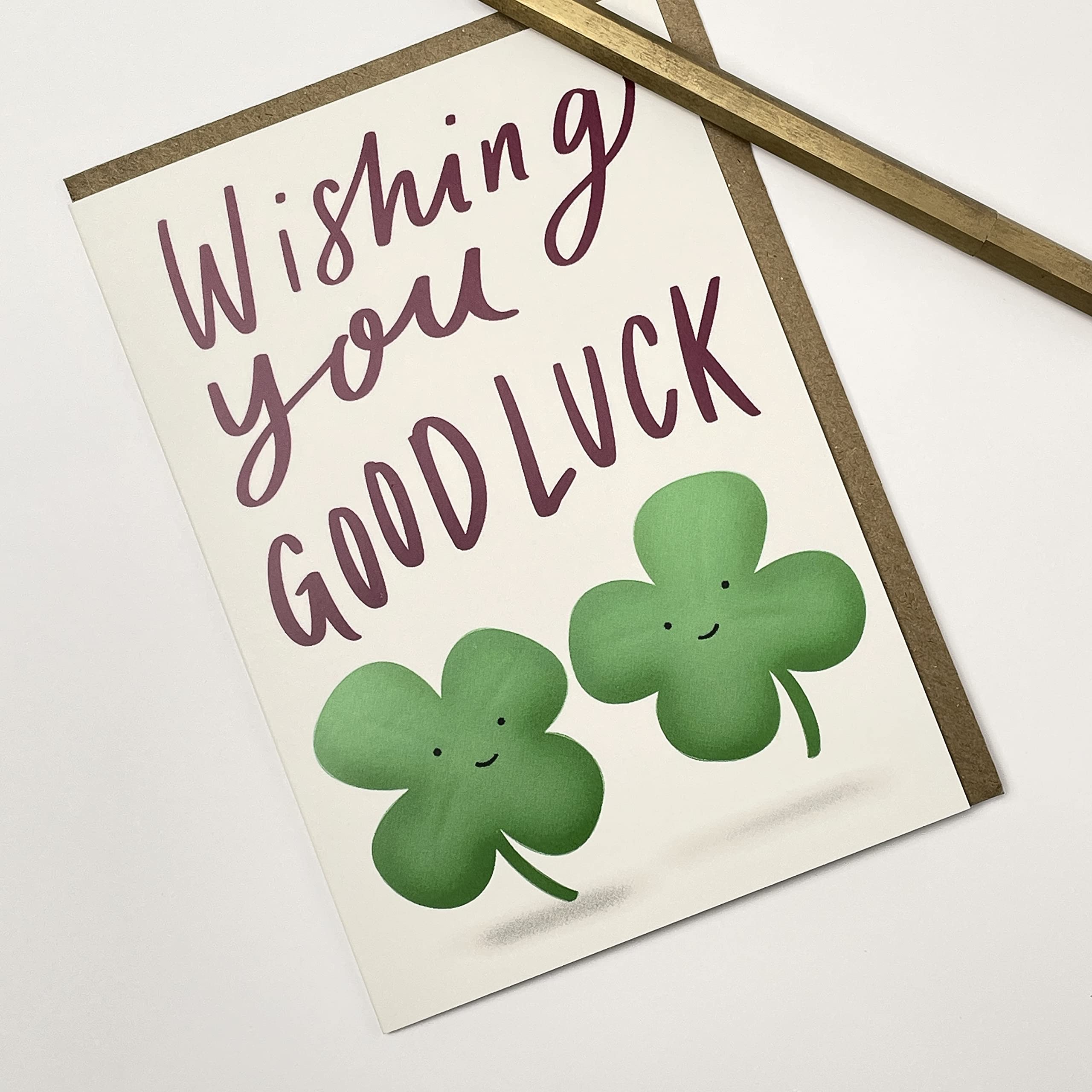 Old English Co. Good Luck Card For Man - 'New Adventure