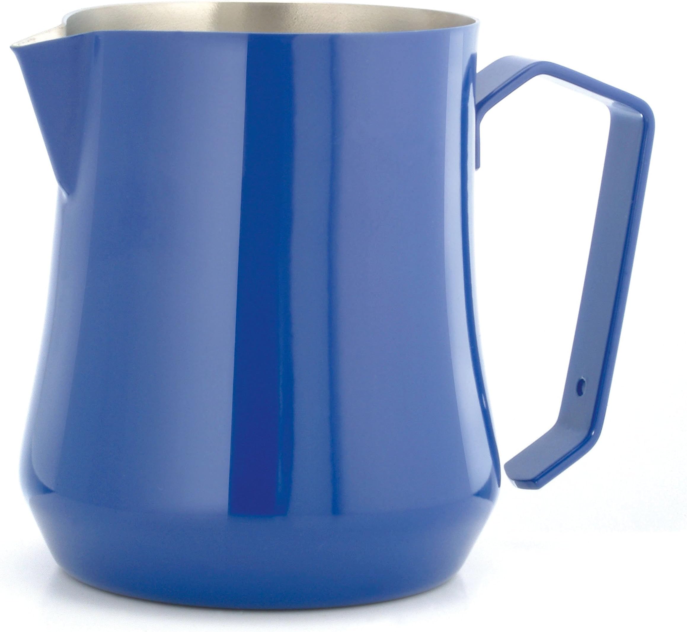 Motta MO-04150/00 Stainless Steel Tulip Milk Pitcher/Jug, 17 fl. oz./50 Cl, Blue