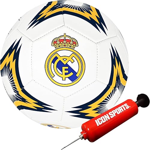 Miniatura 9 de Icon Sports Officially Licensed Led Light Soccer Ball - Size 5 USSF184LBL-WT5,FCB184LBL-Blanco,RM184LBL-Blanco,https://www.amazon.com/dp/undefined
