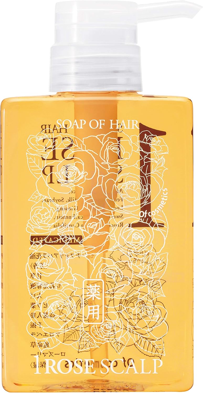 日本製 オブ コスメティックス 医薬部外品 薬用ソープオブヘア 1 Roスキャルプ 髪にハリ コシが欲しい方 エコサイズ 1000ml ローズブーケの香り 美容室専売シャンプー 頭皮ケアシャンプー オブコスメ メイク雑貨 小物