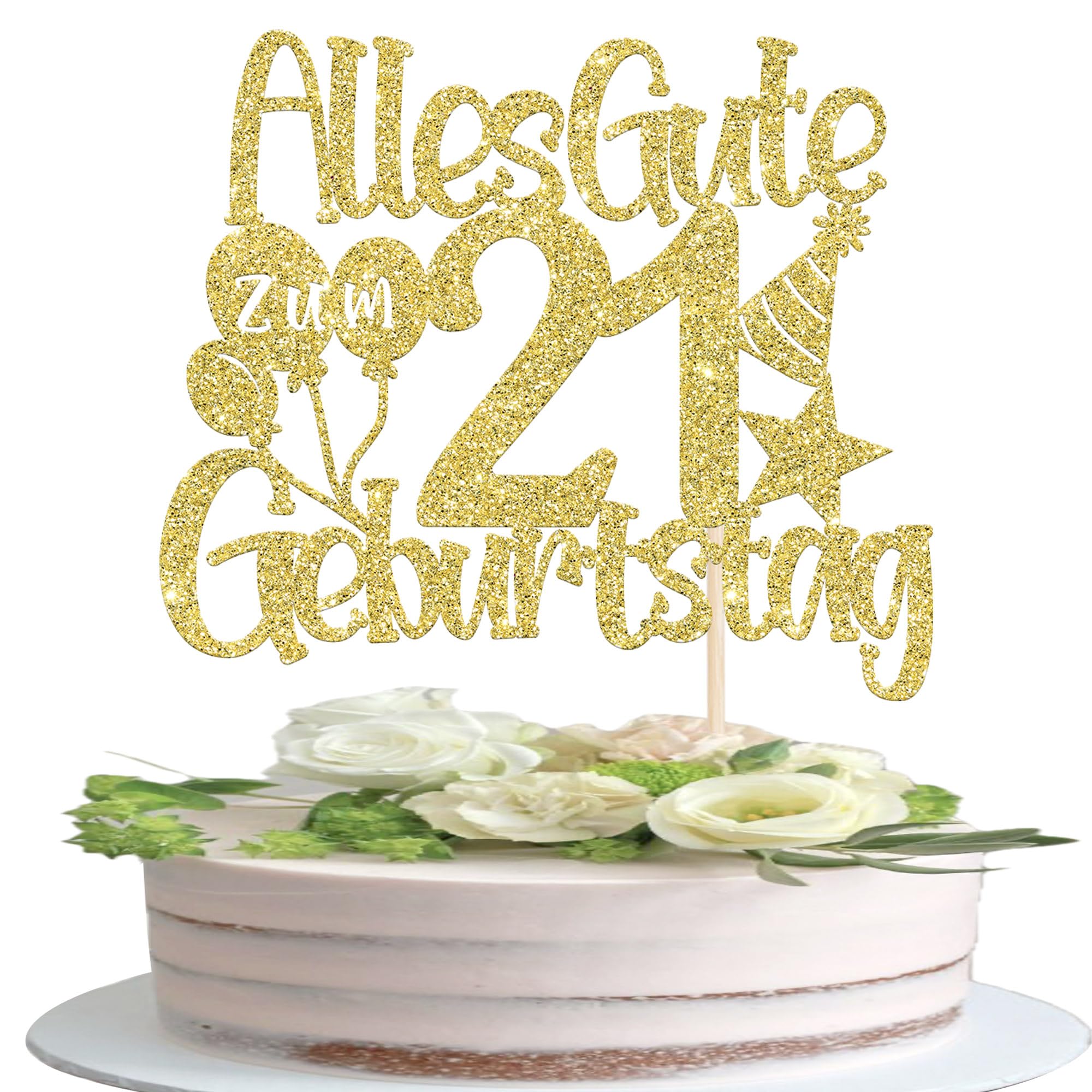 1 Stück Alles Gute zum 60 Geburtstag Tortendeko 60th Luftbal
