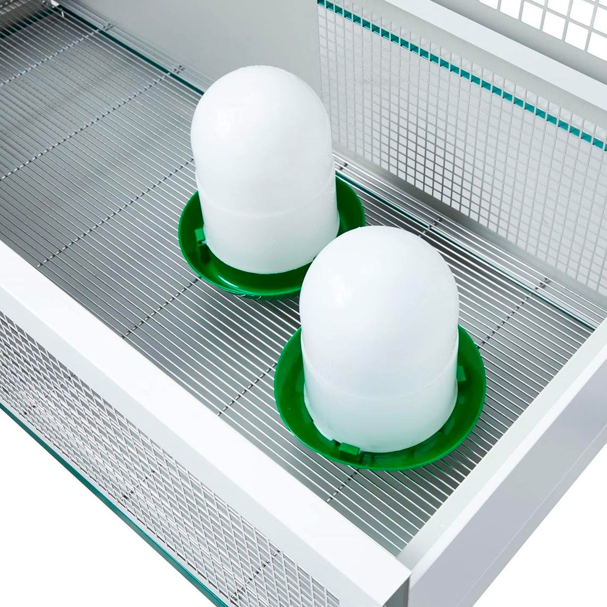 FINCA CASAREJO Criadora para Pollitos Eco - Criadora de Pollitos con Lámpara de Infrarrojos - Capacidad 50 - Incluye Gorro de Lana y Guía de Alimentación de Gallinas