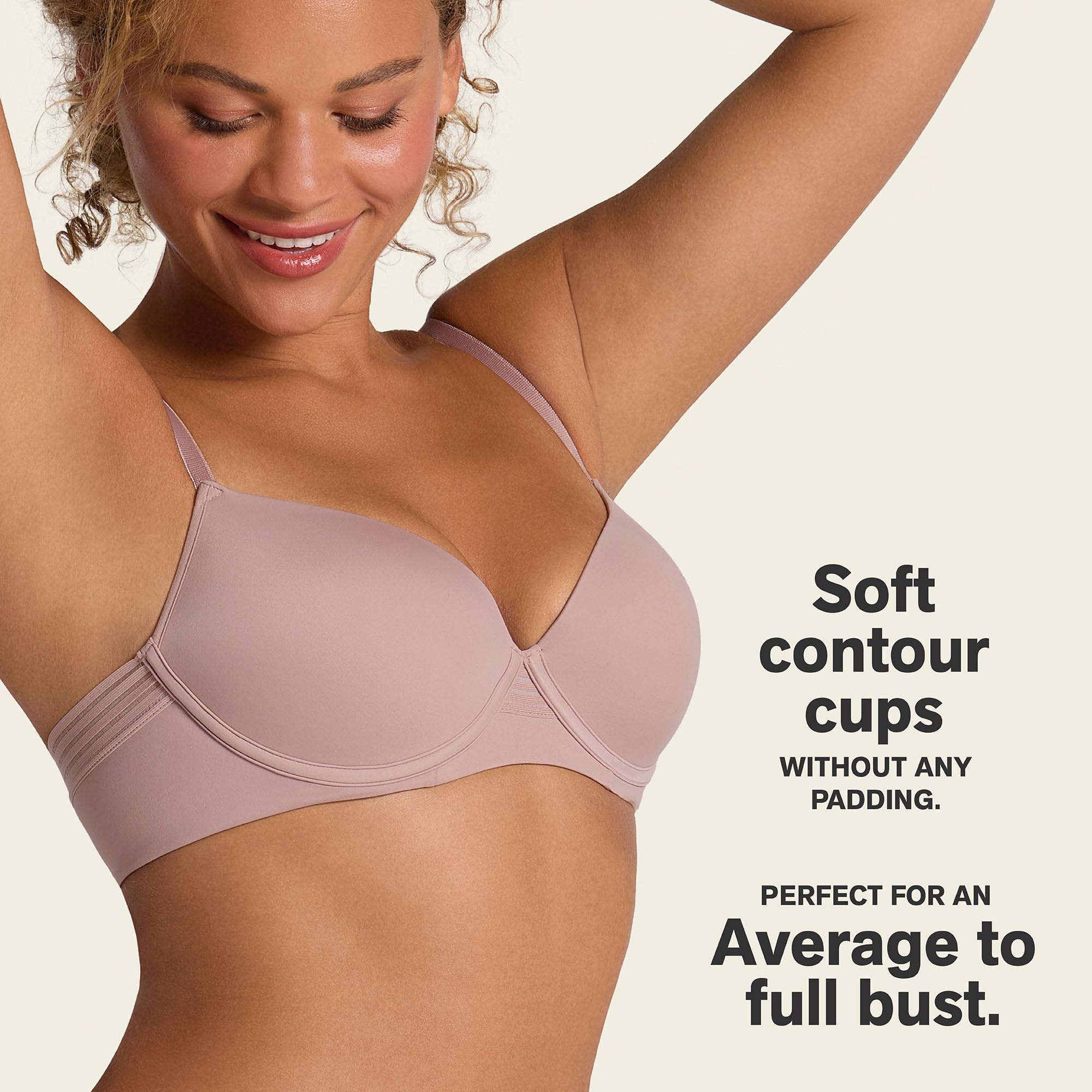 Leonisa Reggiseno Modell a t-Shirt con Arco - Natural Look