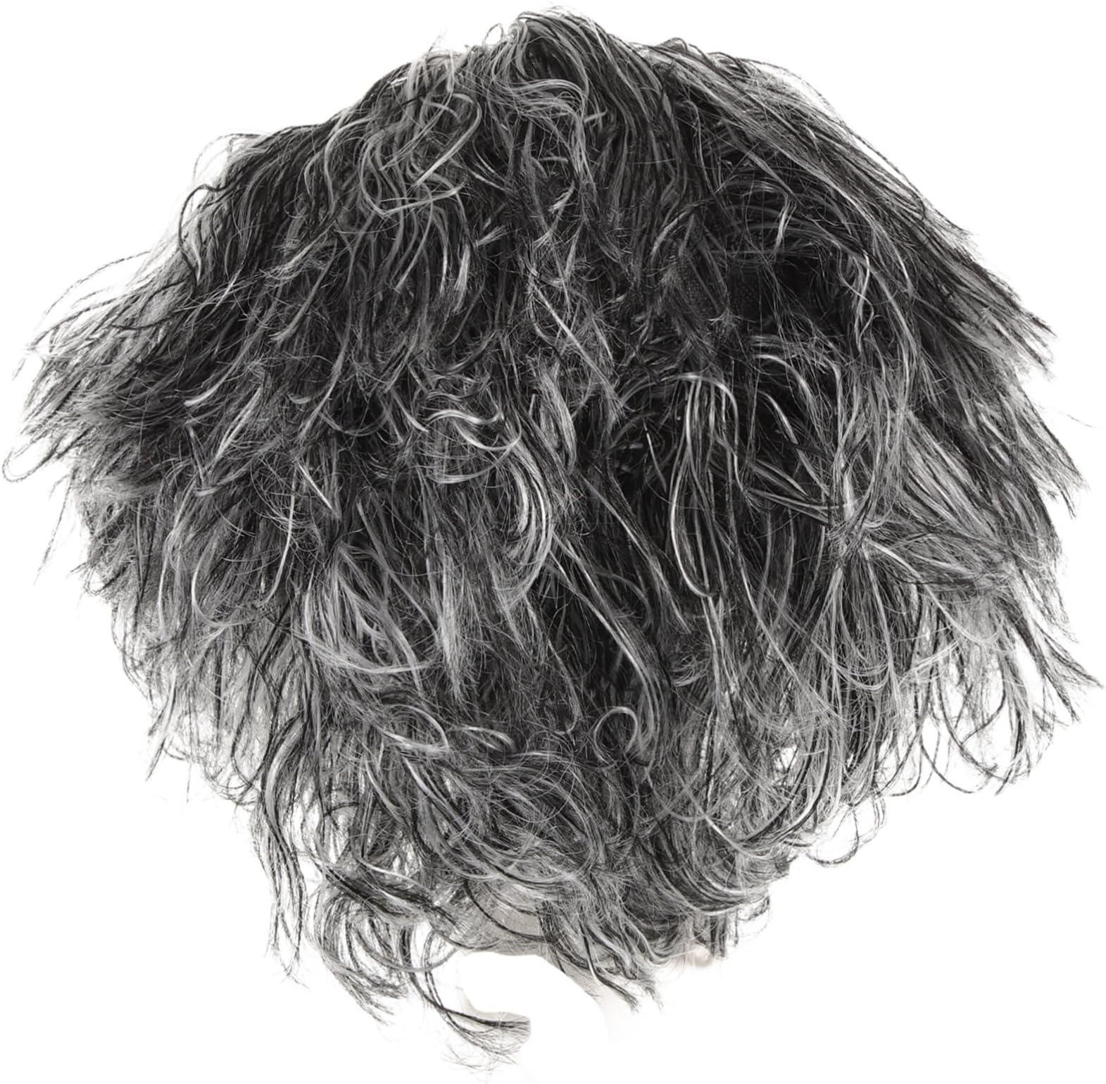 Generic Clown Costume Makeup Kit Wigs Men Accessories Old Man Costume Cosplay Wig Grandpa Wig Old Person Costume Old Man Outfit Scientist Costume Wig Old Man Wig Make up Suite K Silk Elder
