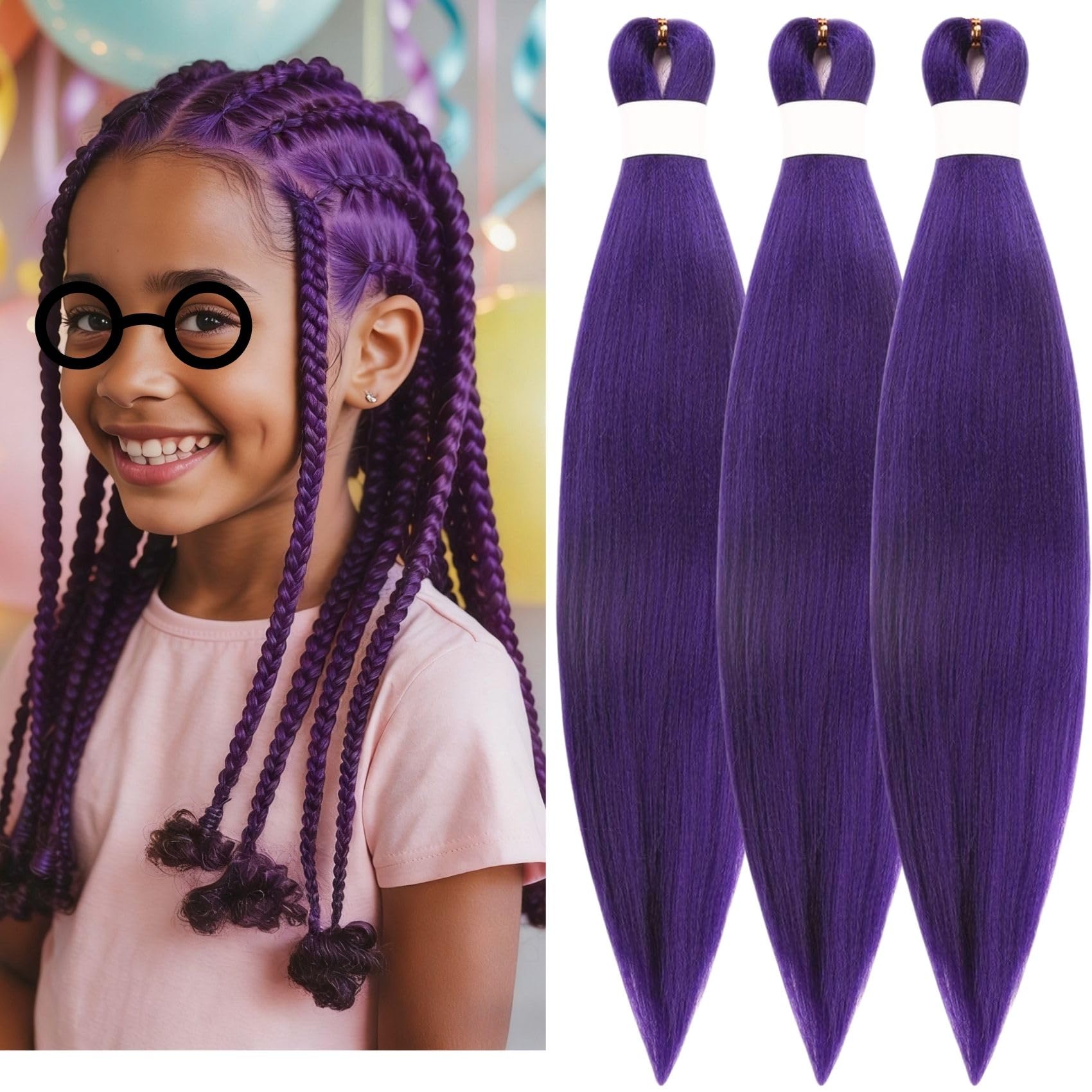 専用レコード２枚セットPURPLE ABILITY BES ISSUG Amazon.com : Kids Braiding Hair Pre stretched 16 inches Purple