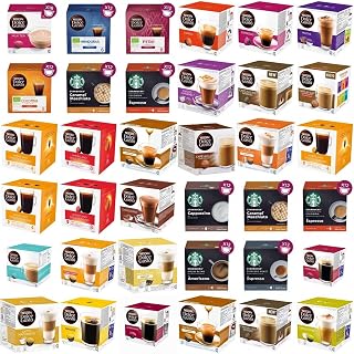 Nescafe Dolce Gusto Pick N Mix pack of 4 choose from 20+ blends Latte, Espresso, Tea, Cappuccino, Hot Chocolate etc