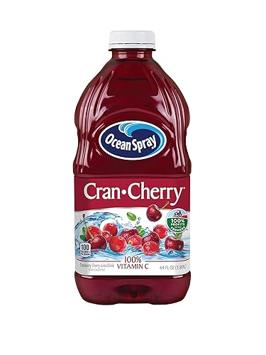 Ocean Spray Cran-Cherry Juice Bebida botella de 64 onzas Ocean Spray Cran-Cherry Juice Bebida botella de 64 onzas