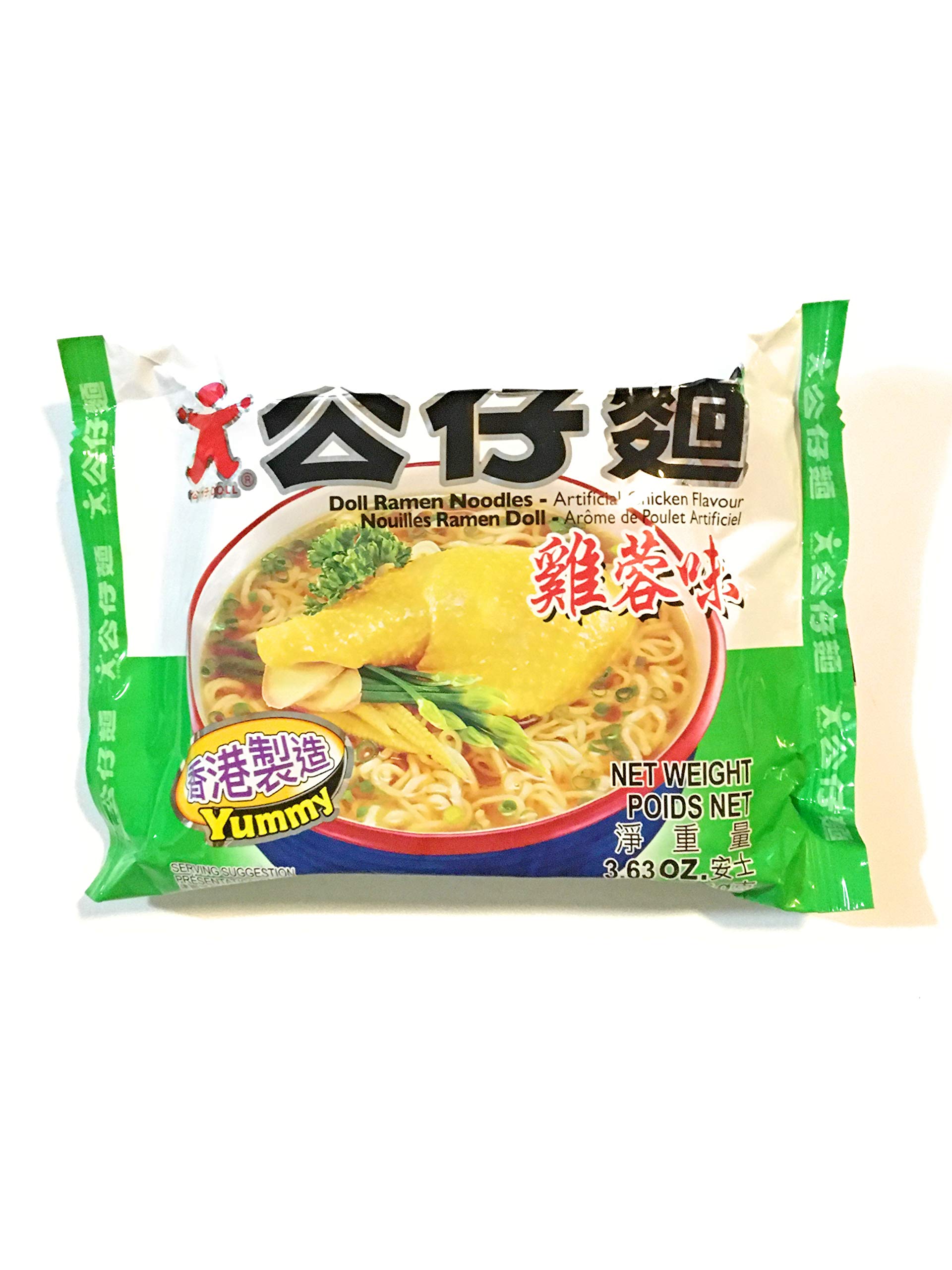 Doll Artificial Chicken Flavour Ramen Noodles 3.63 Oz(10 Pack)