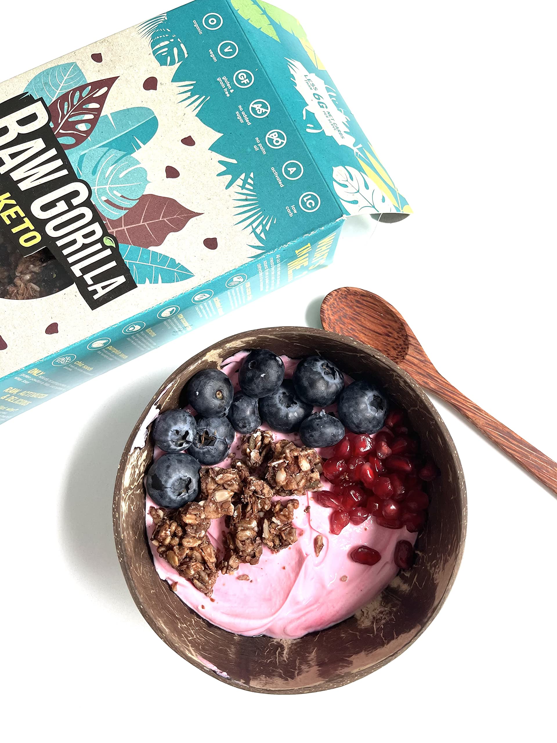 Raw Gorilla Muesli Keto Con Cacao Chips, 250 Gramo