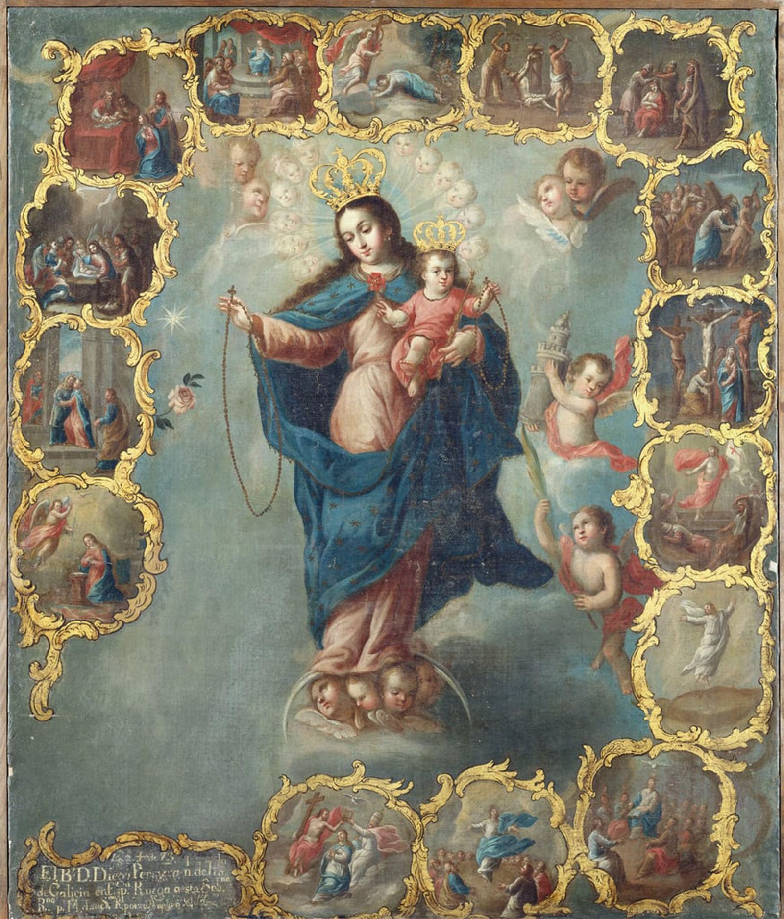 Tableau l'Immaculée Conception de Miguel Cabrera cadeau art chrétien 60x90 - 5
