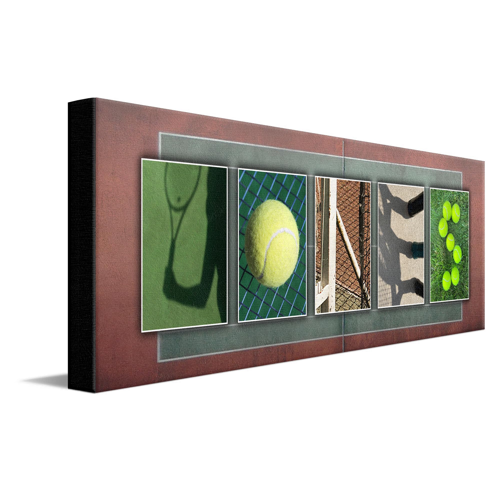 Personal-Prints TENNIS Personalized Décor or Gift for the Tennis Player, Coach, Tournament Champion, or Fan | Customized Tennis Name Wall Art Gift (10