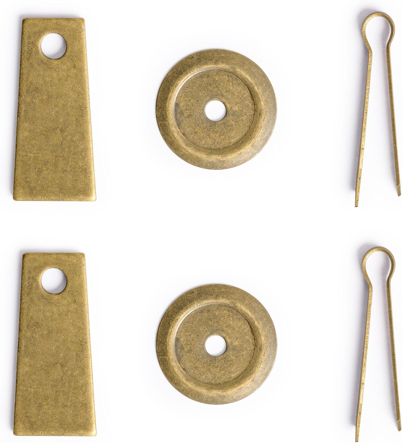 Hardware Philosophy "Art Deco Leaf Brass Hardware Pulls 2.7 Inches - Set of 2 - Architectural, Interior Design, Furniture Cabinet Customization Hardware