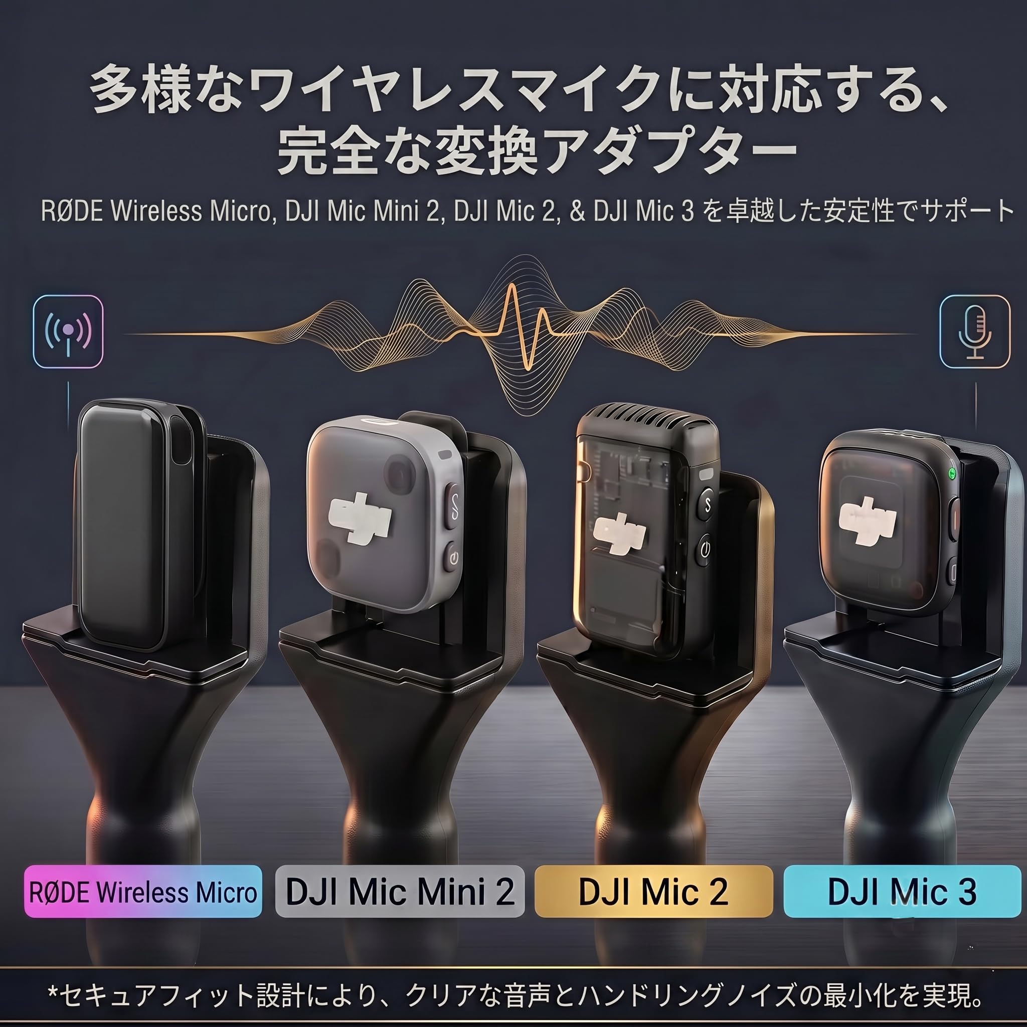 Amazon.co.jp: Kimyoaee ワイヤレス ラベリア マイク アクセサリー