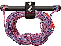Airhead 75ft 1-Section Water Ski Rope with Rubber Handle - UV-Treated, Pre-Stretched, 1000lb Break Strength