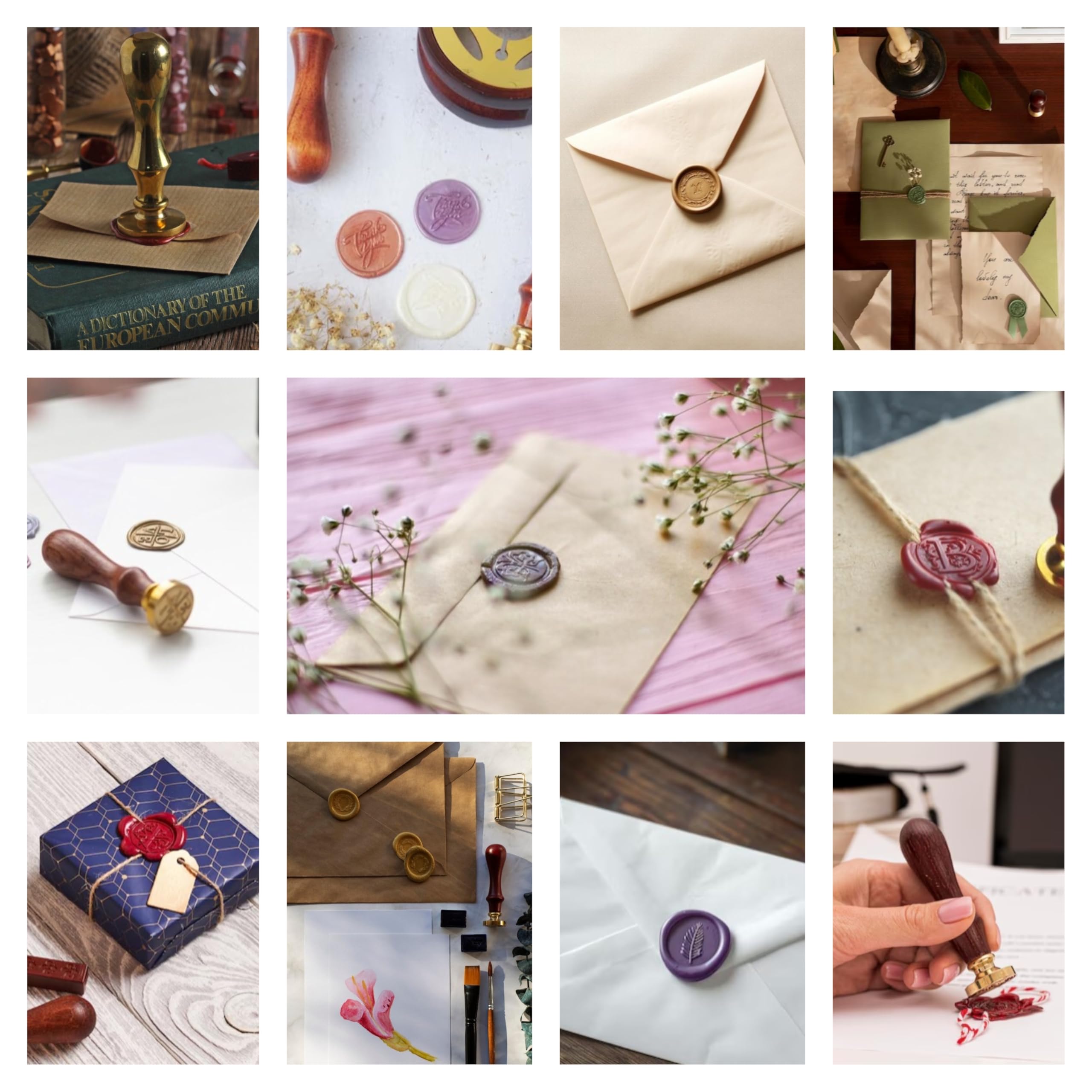 Timbro sigillo di cera Margherita in ottone ceralacca timbro fiore testa rimovibile manico in legno naturale for busta invito matrimonio abbellimento bottiglia decorazione regalo