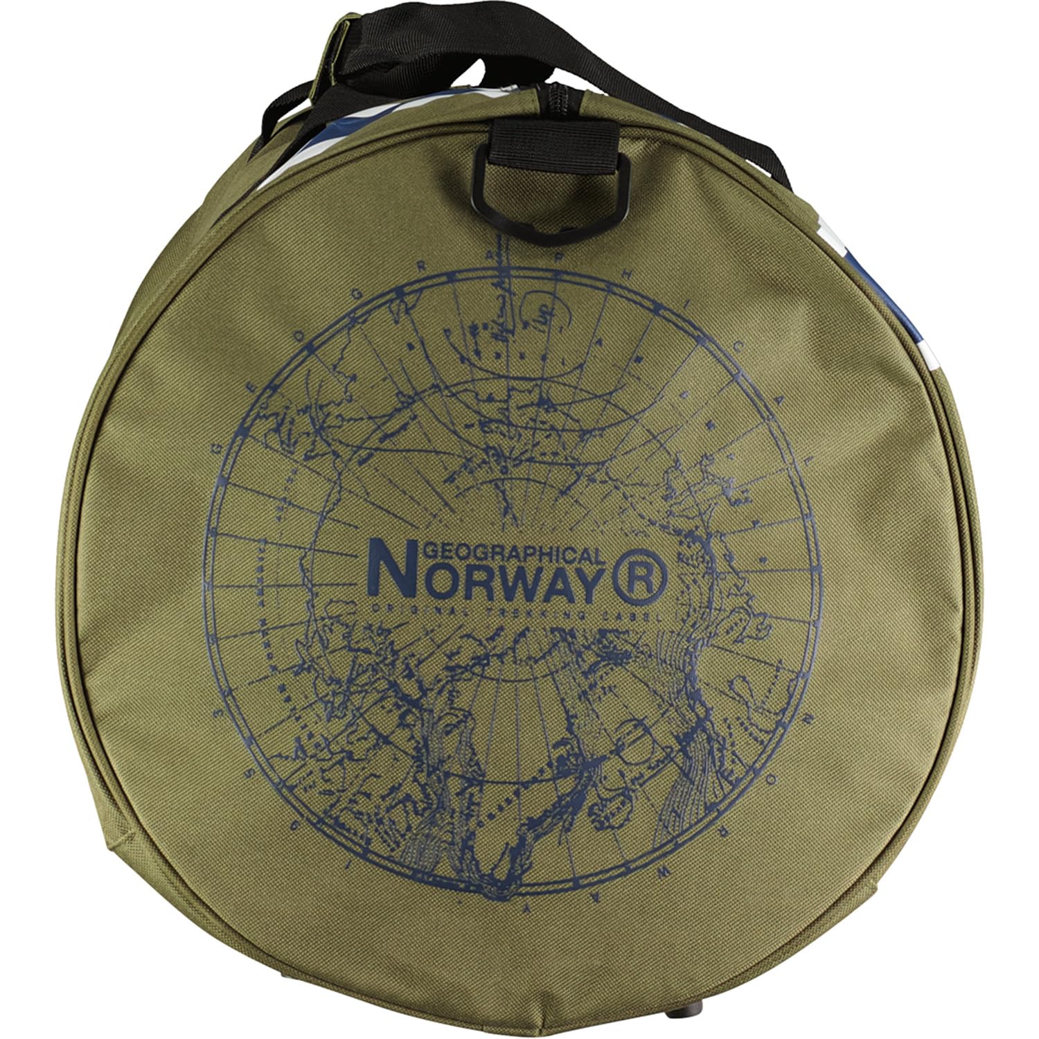 Geographical Norway Shark Borsone Sportivo Poliestere Grande Capacità Tracolla Regolabile Chiusura Con Zip Viaggio Fitness Allenamento (Cachi)