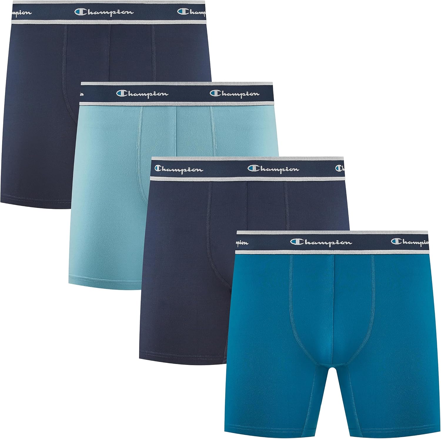 Champion Men's Performance Boxer Brief- 4 Pack