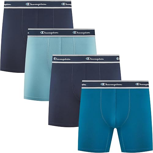 Champion Men's Performance Boxer Briefs, 4-Pack