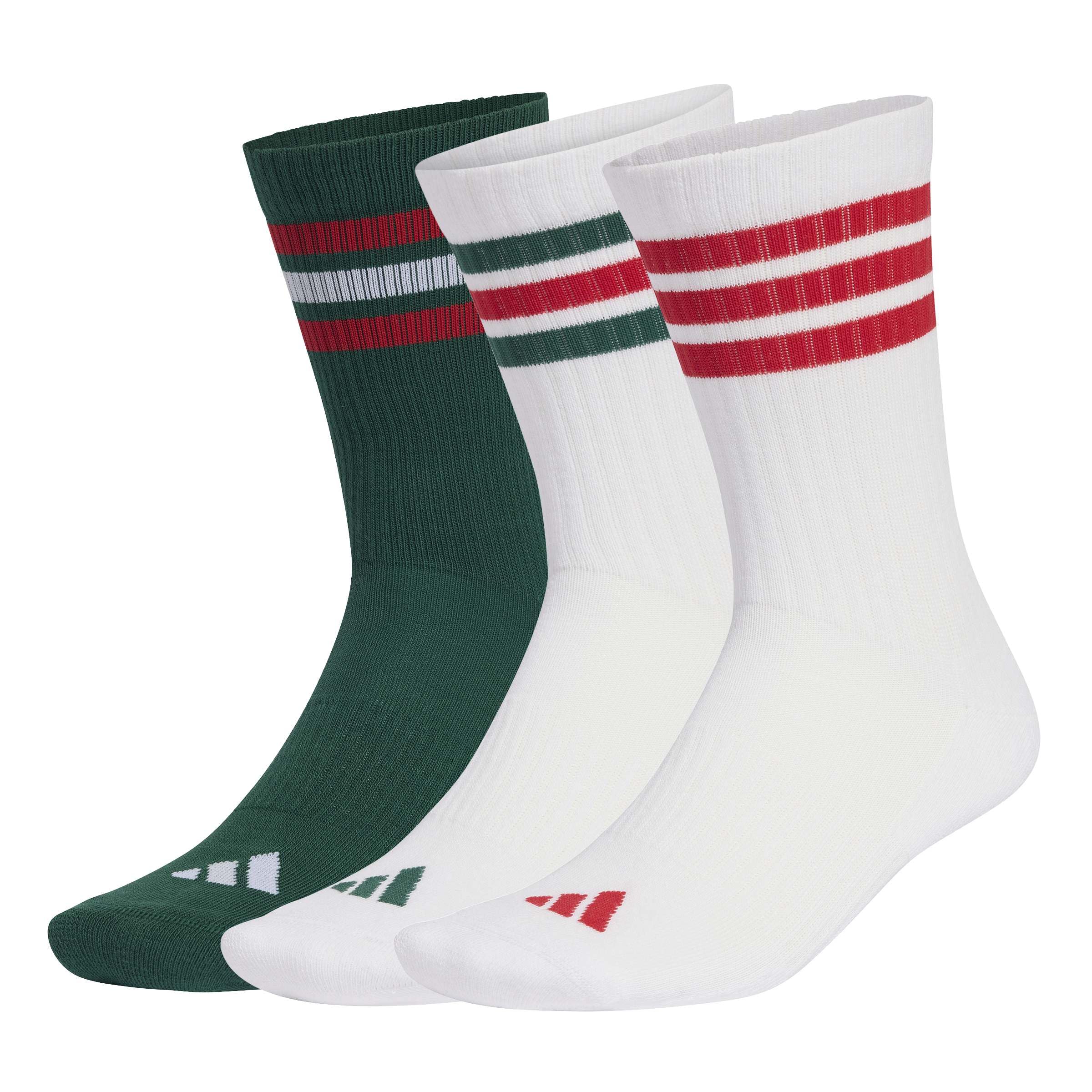 adidas 3-Stripes Cushioned Crew Socks 3 Pair Pack — view 10