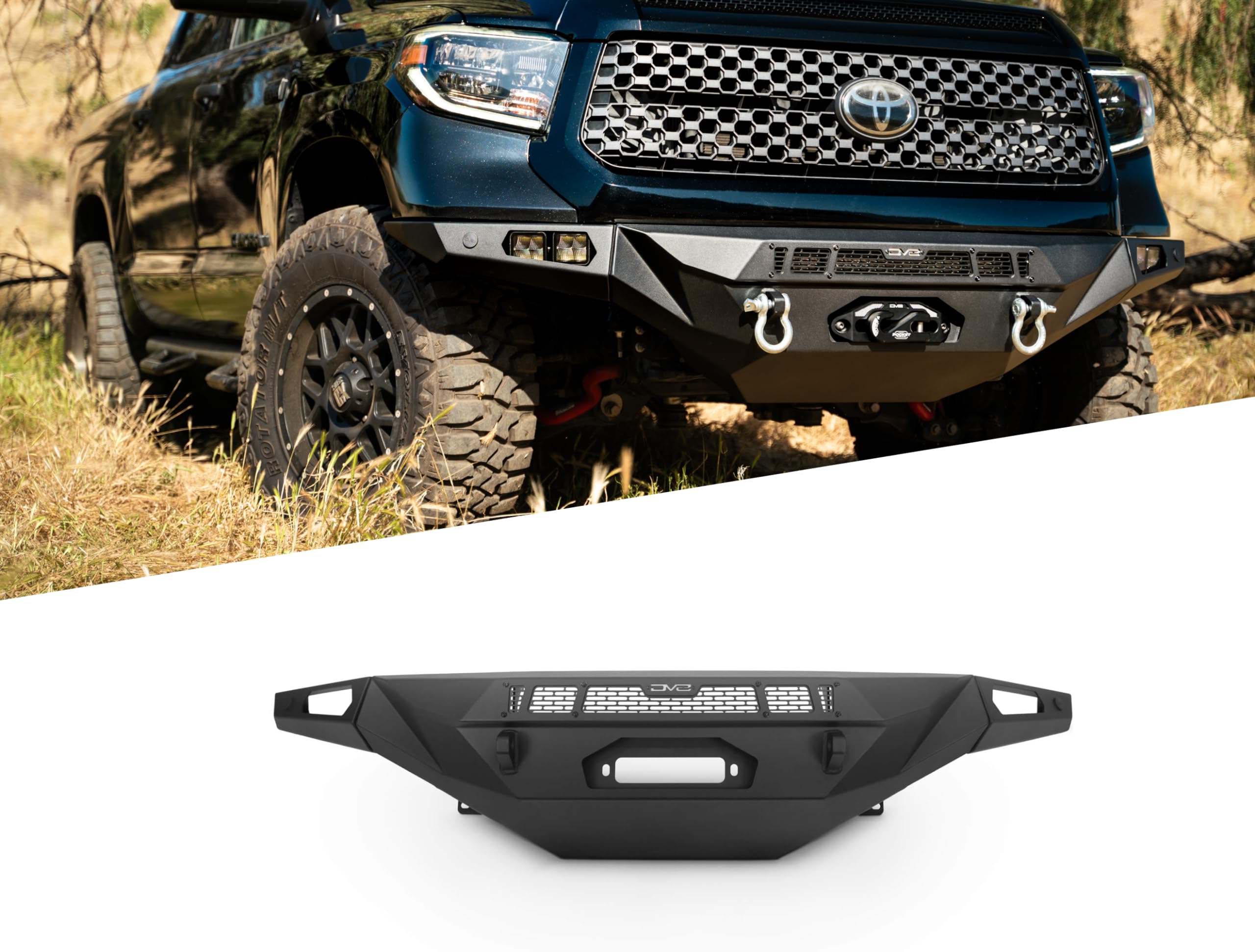 Tundra ［3ED］ Amazon.com: DV8 Offroad Spec Series Winch Front Bumper for