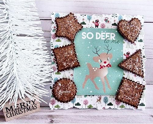 Miniatura 2 de 3 piezas de galletas dulces para corte de té de la tarde, nueva plantilla para el día de San Valentín para manualidades, álbumes de recortes,