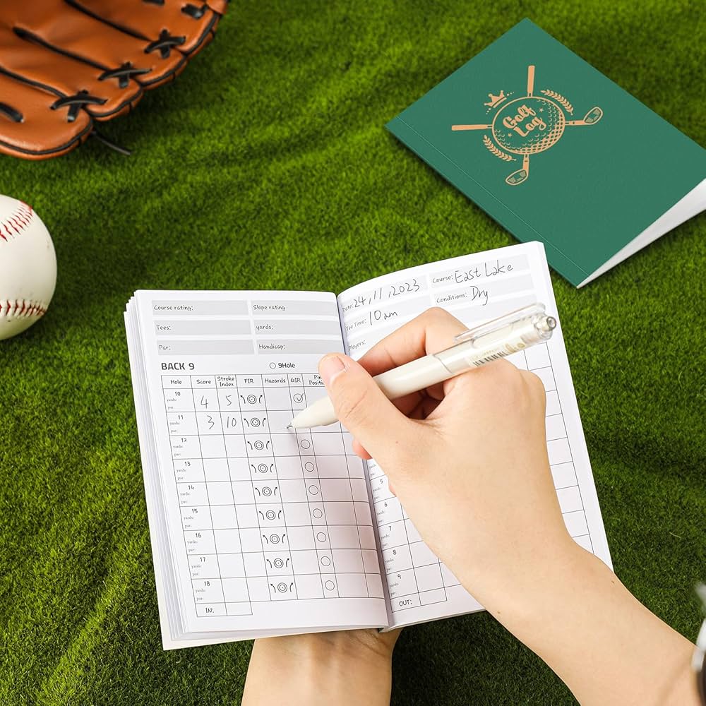 Amazon.com : Glenmal 2 Pcs Golf Scorecard Notebook Pocket