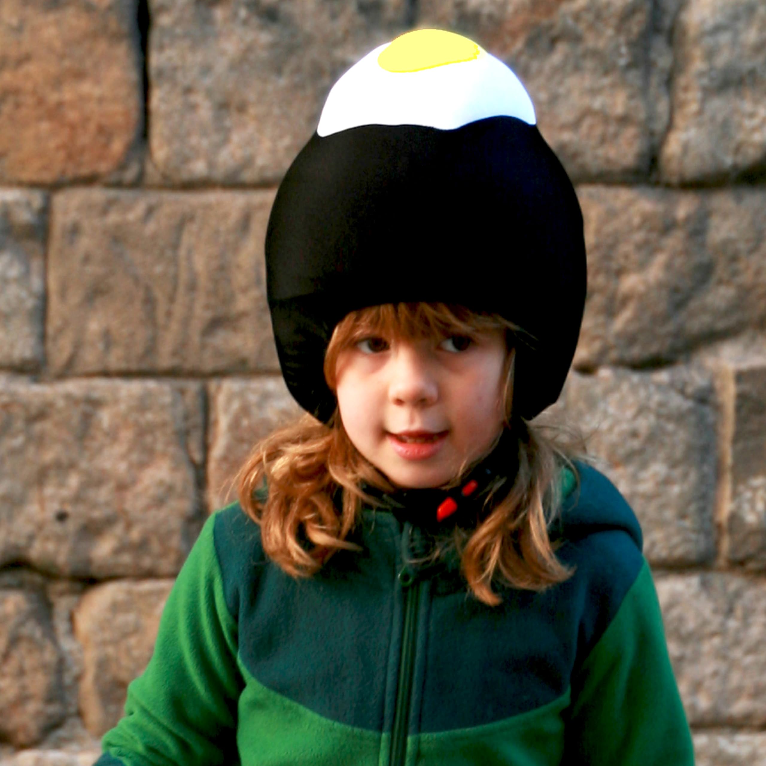 COOLCASC EGG Multisport helmet cover, Black, standard size - Image 4