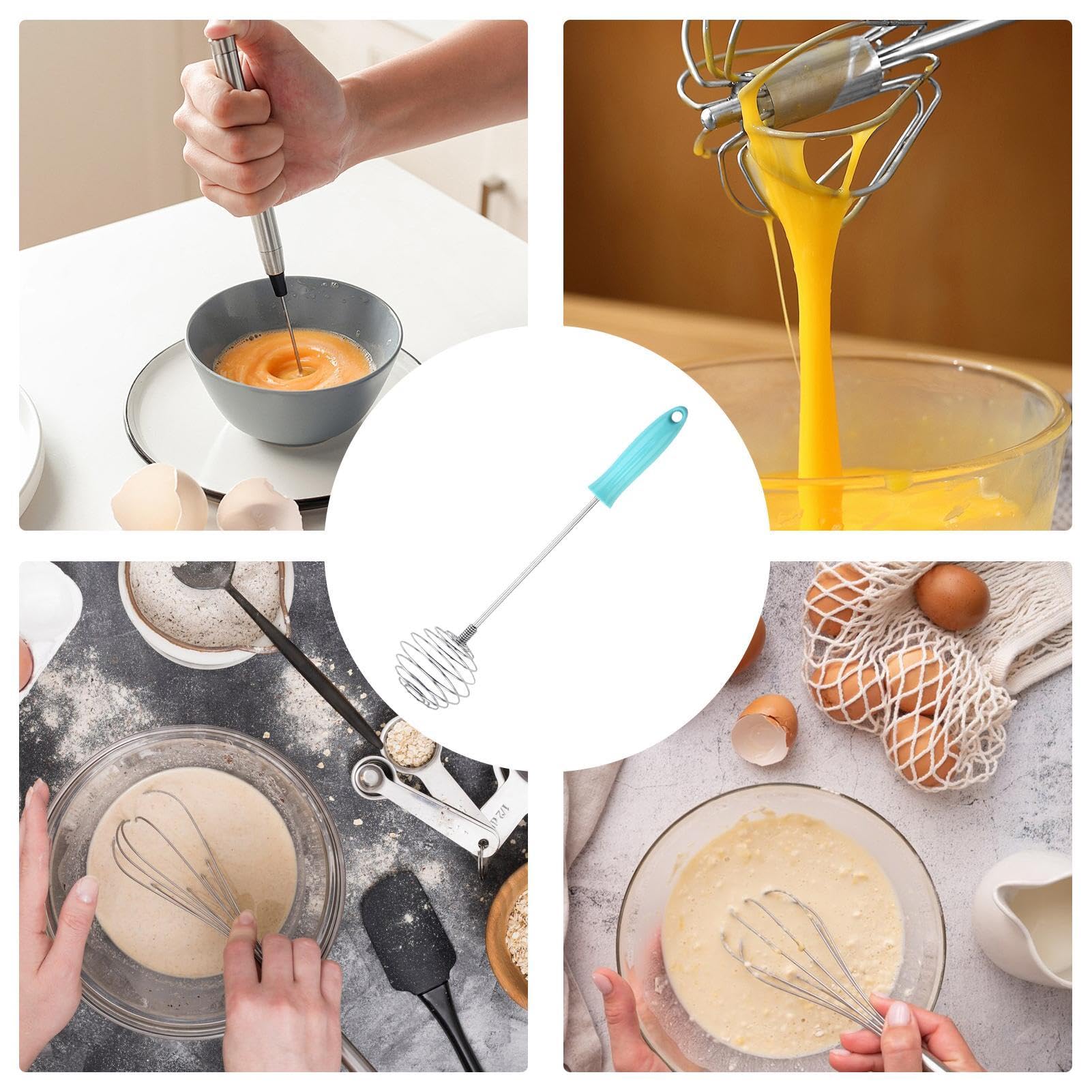 Edelstahl-Schneebesen 30,5 Cm – Spülmaschinenfest, Antihaftbeschichtet, Mit Ballondraht Für Küche & Backen