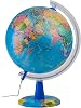 26cm Illuminated Globe - English Map - Modern Political World globe - EducationalGeographicDesktop Decoration