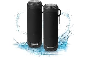 BOSS Audio Systems BOLT: Ultimate Bluetooth Hookah Speaker Experience, Bass-Boosted Audio Nirvana