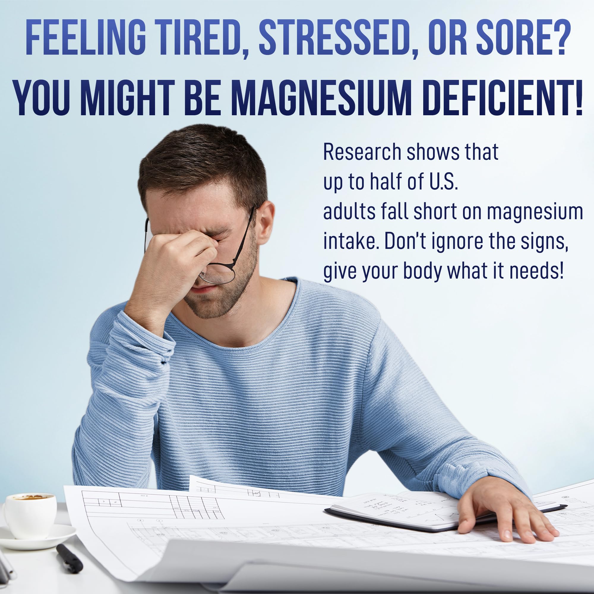 Magnesium Glycinate 1000mg - High Absorption chelated Magnesium Supplement - Supports Relaxation, Restful Sleep, Muscle Function & Bone Health - 180 Capsules - Vegan, Non-GMO — Amazon image 2
