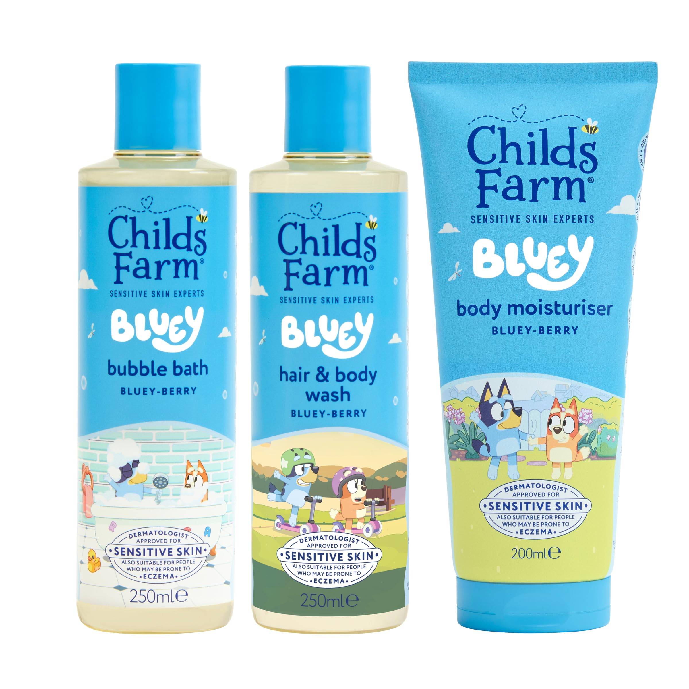 Childs Farm Bluey Regime Bundle, 233.33 ml (Pack of 3)