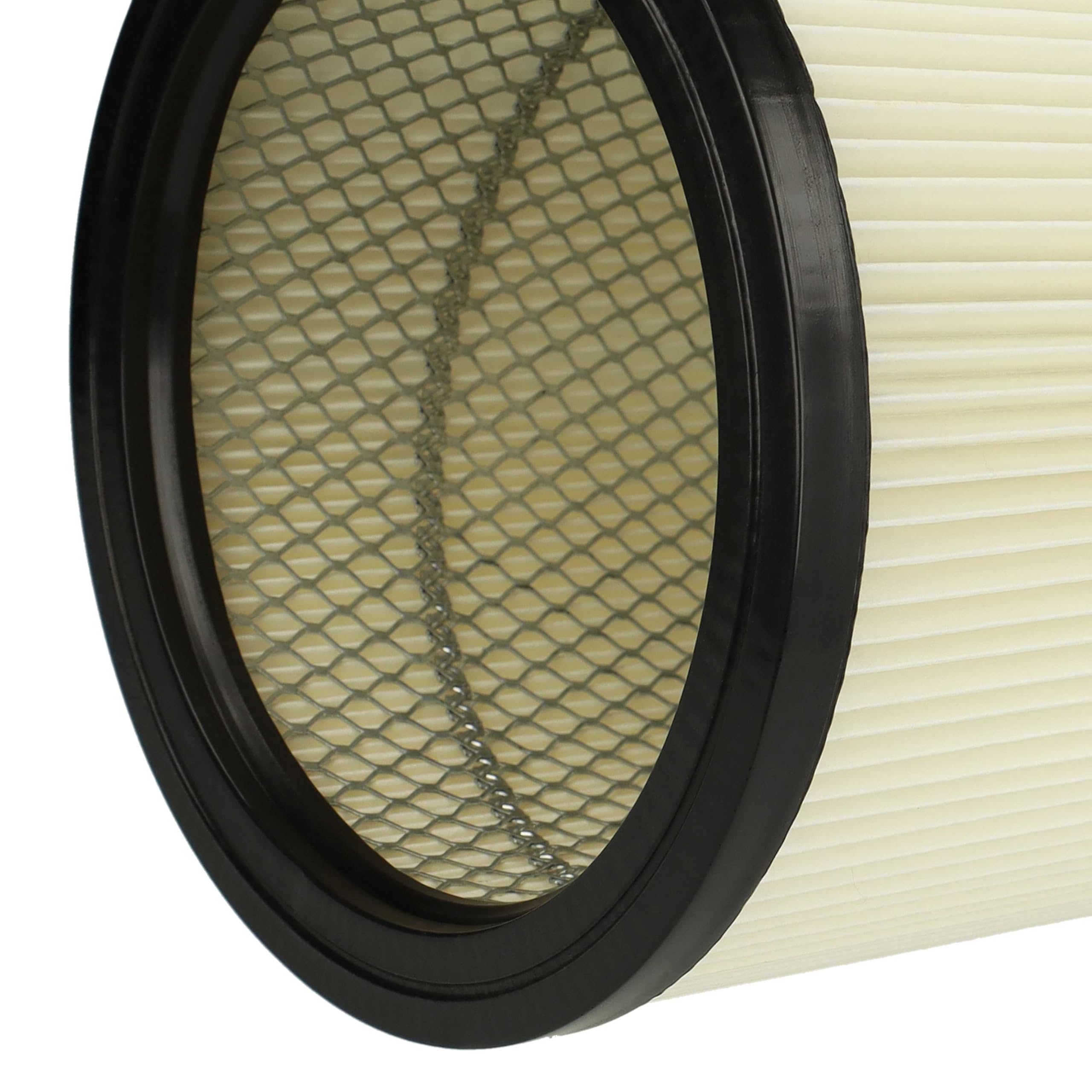 vhbw 4x Filtro plisado reemplaza Kärcher 6.904-325.0, 6.904-048.0 para aspiradora - blanco lavable