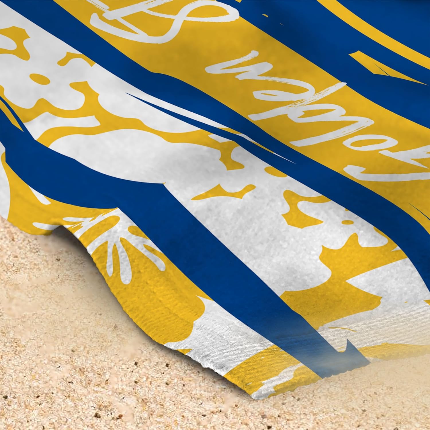 NORTHWEST NBA Golden State Warriors Beach Towel, 35" x 60", Pocket