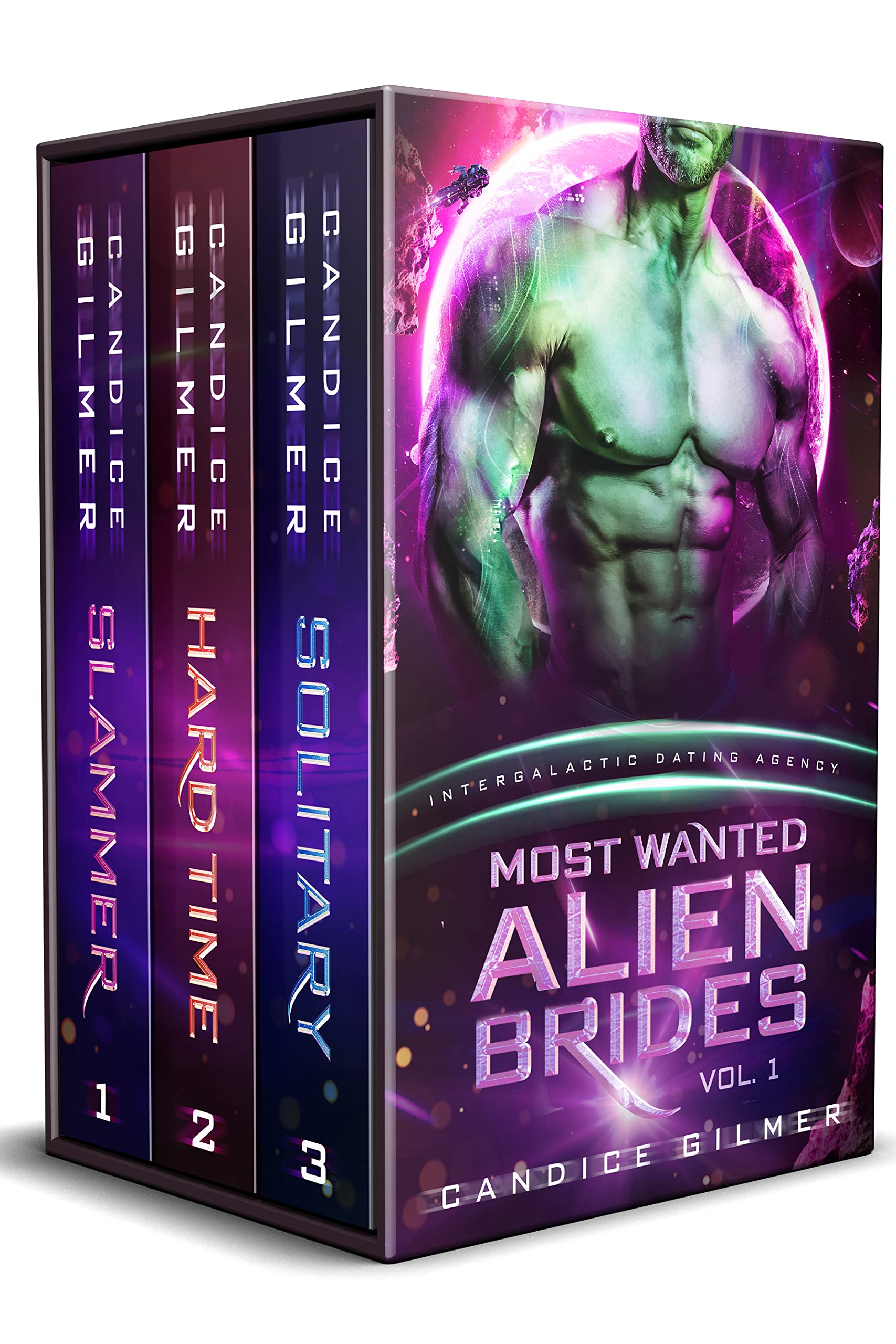 Book cover for Most Wanted Alien Brides series
