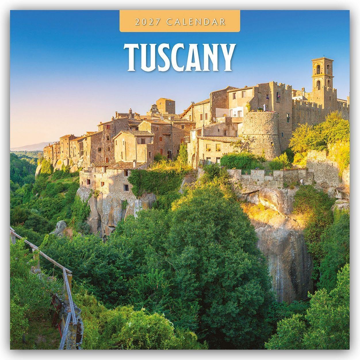 Tuscany 2027 Square Wall Calendar: Original Red Robin Publishing Ltd-Kalender [Mehrsprachig] [Kalender]