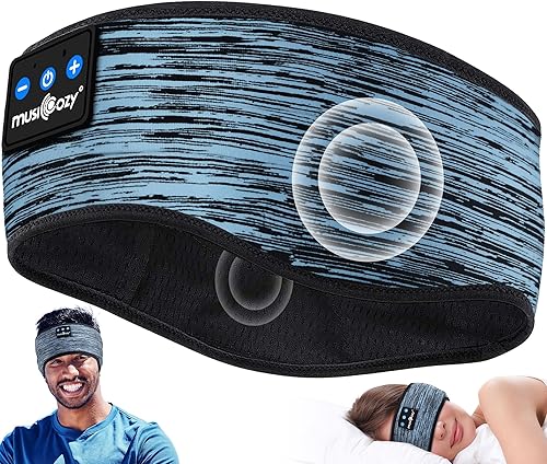 TOPOINT - Audífonos con Bluetooth para dormir, auriculares inalámbricos para entrenamiento, correr, yoga