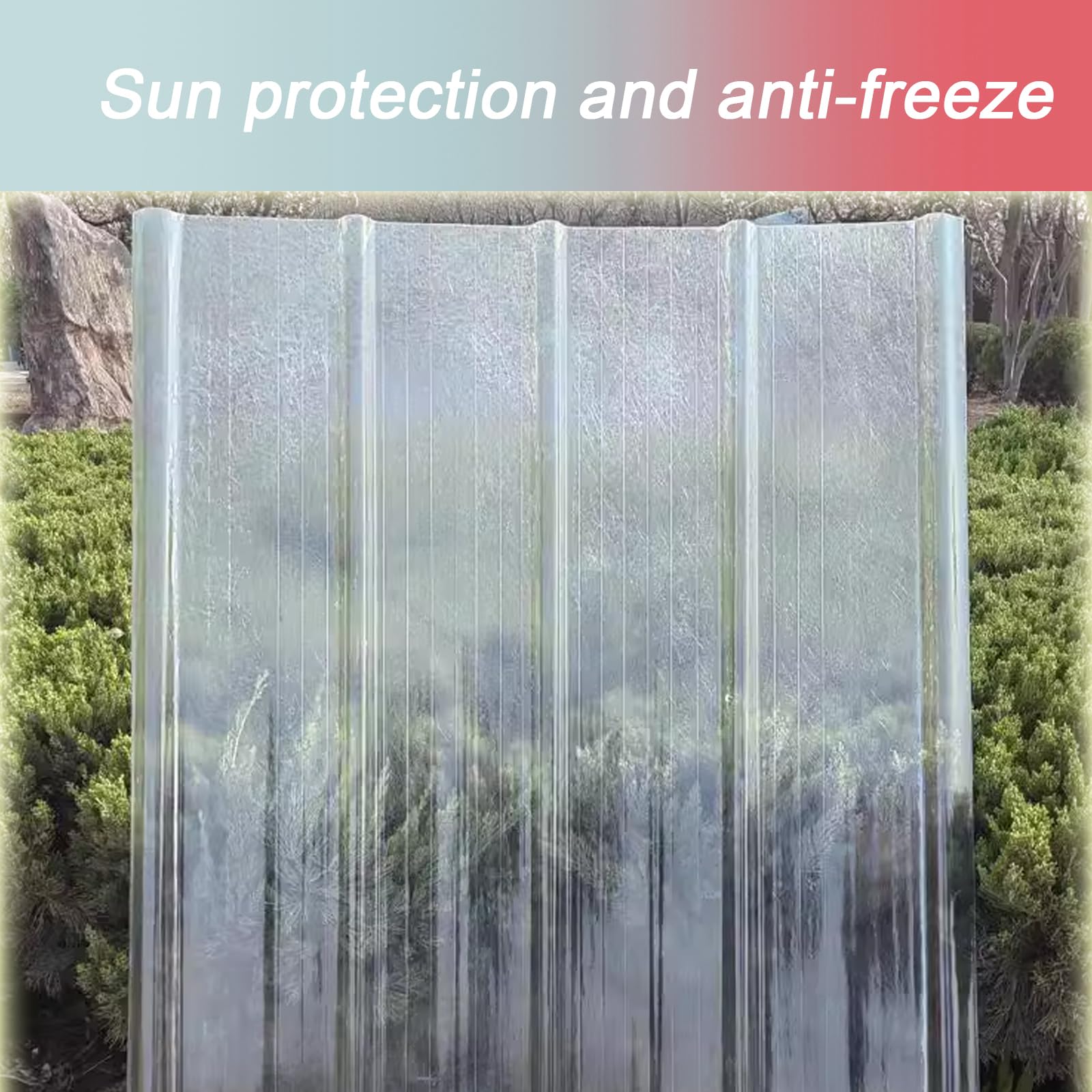 Pannelli per lucernari in Fibra di Vetro termoisolanti da 1,2 mm, tegole Impermeabili per pareti, soluzioni edilizie per Esterni, perfette per capannoni e Serre