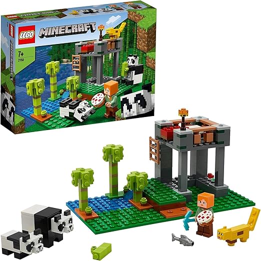 Amazon Co Jp レゴ Lego マインクラフト パンダ保育園 おもちゃ