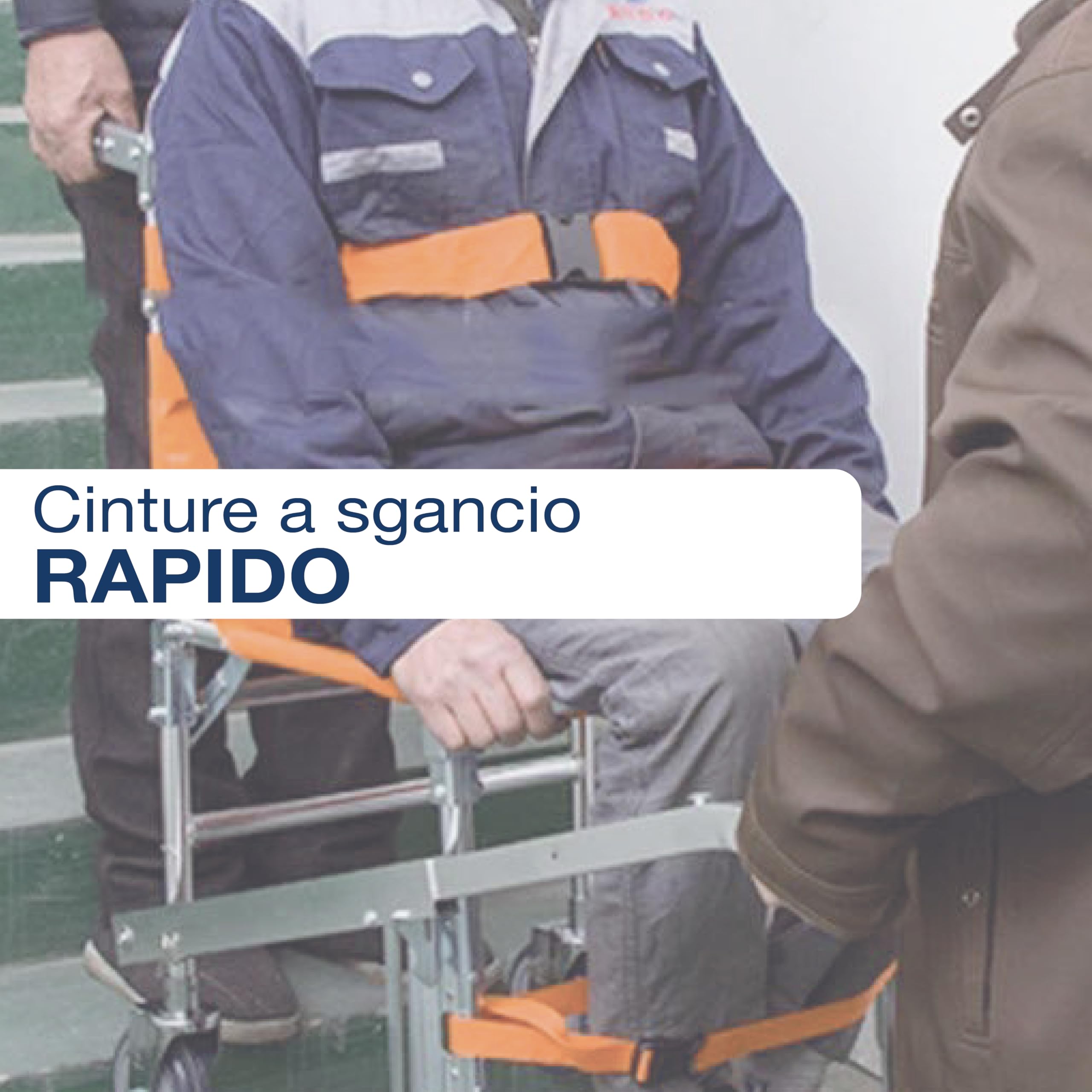 PVS - Tragbahre mit 2 Rädern, ideal für den Transport von Patienten an unwegsamen Orten, 34060