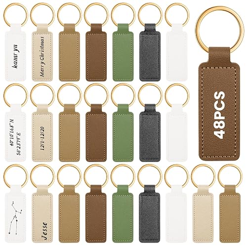 Leather Keychains Blank