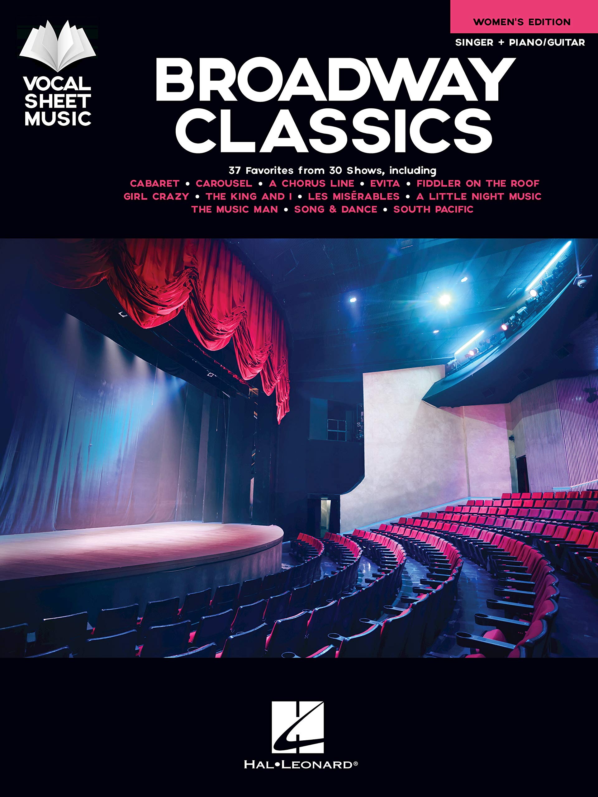 Livre de partitions Broadway Classics chant et accompagnement