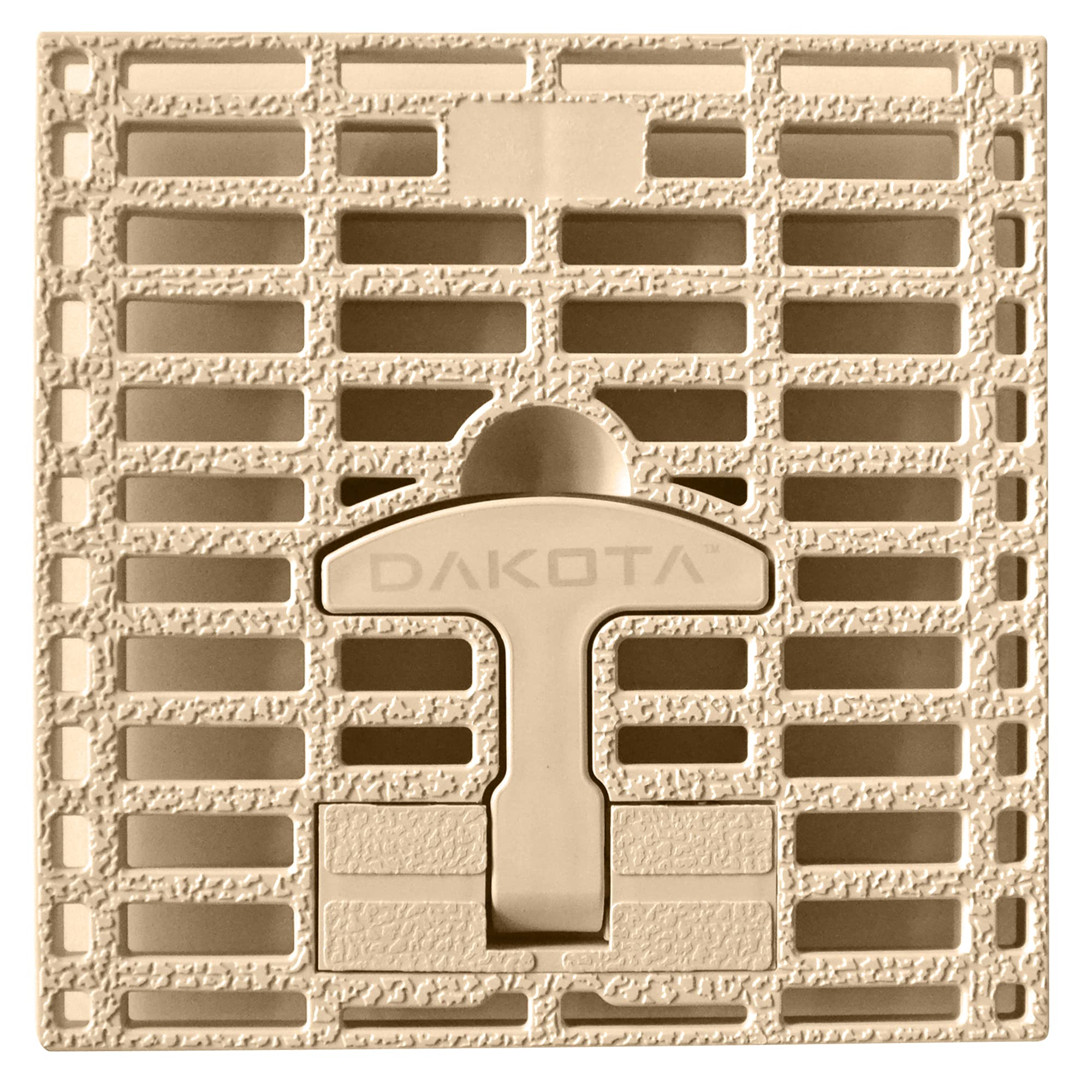 Grille De Regard JARDIBRIC - Polypropylène Renforcé Gris 38.5x38.5cm - Classée A15 (1.5T) - Pour Évacuation Eaux Pluviales