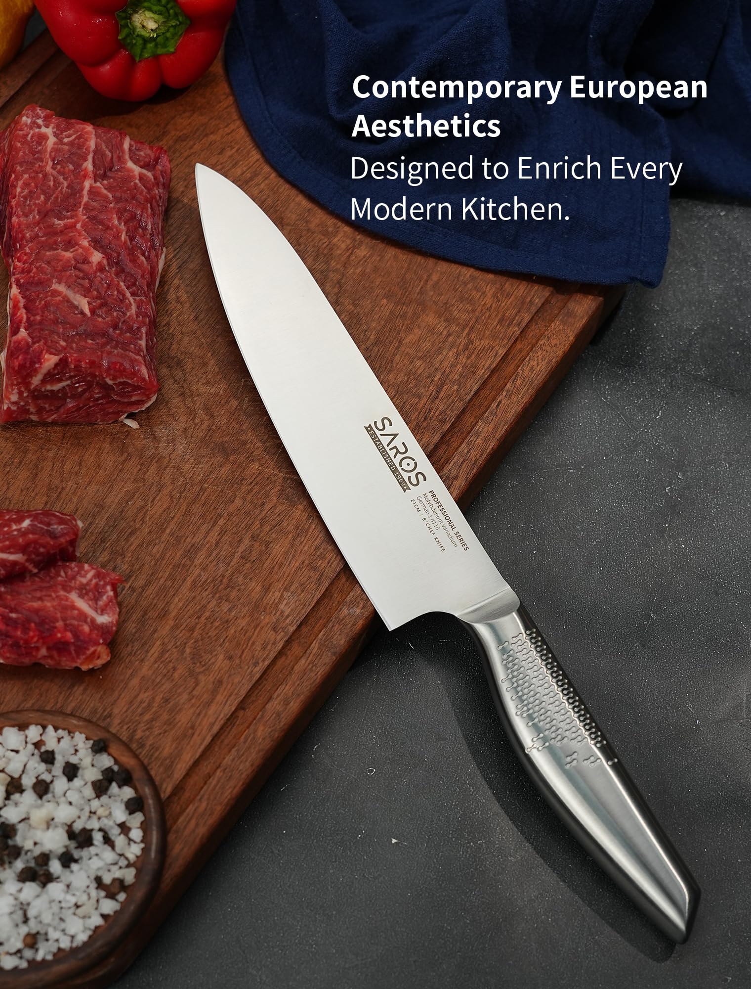 8 Inch Japanese Kitchen Knife – Professional Gyuto Chef Knife (Gift Box) — Amazon image 5